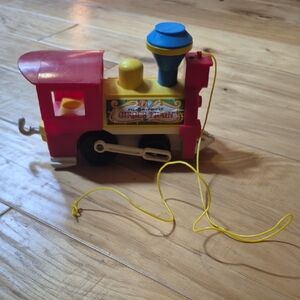 Vintage Fisher-Price Train Pull-Along Car